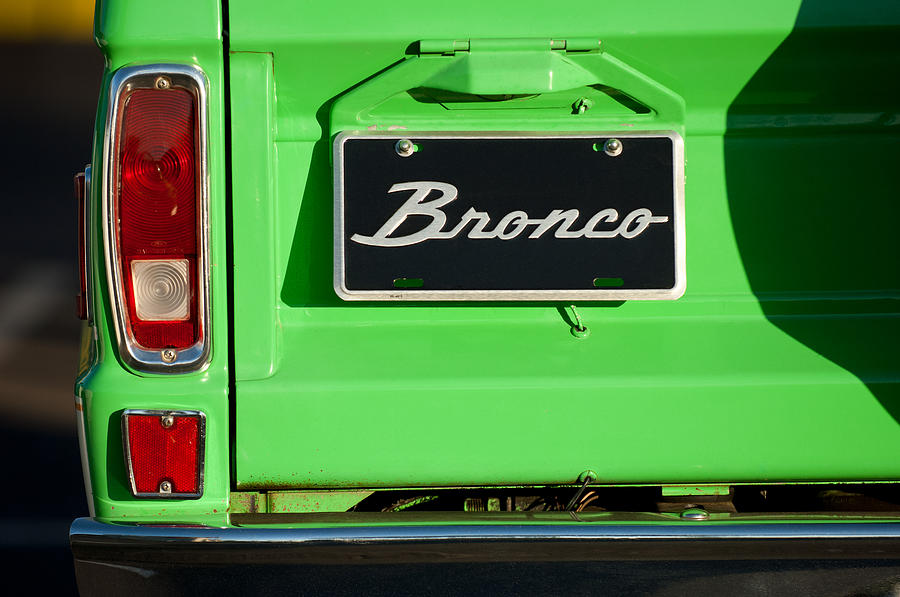 1977 Ford Bronco Taillight Photograph by Jill Reger