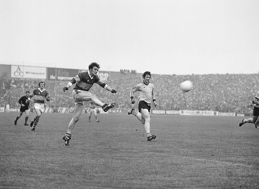 Black And White Photograph - 1978 All Ireland Football Final by Irish Photo Archive