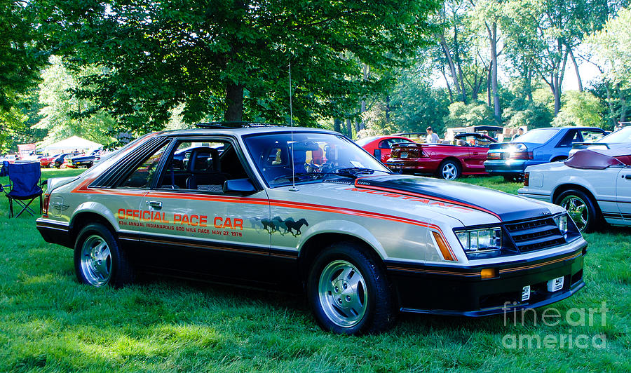1979 Ford Mustang Indy Pace Car Photograph by Grace Grogan