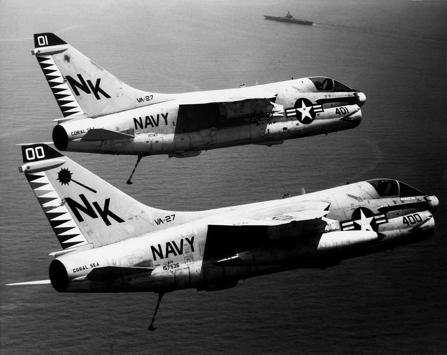 1979 US Navy A-7 Corsairs Photograph by Historic Image