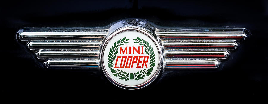 1982 Austin Mini Cooper Badge Photograph