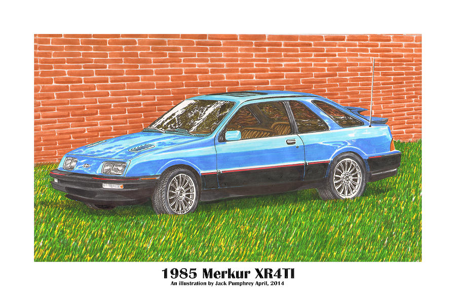 1985 Merkur X R 4 T I Painting by Jack Pumphrey