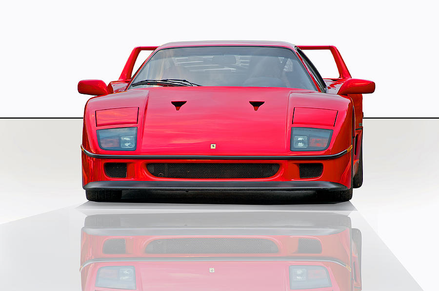 Car Photograph - 1987 Ferrari F40 by Dave Koontz