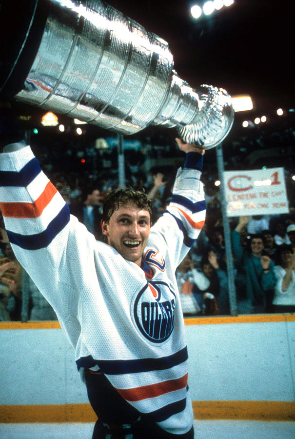 1987 Stanley Cup Finals - Game 7:  Philadelphia Flyers v Edmonton Oilers Photograph by B Bennett