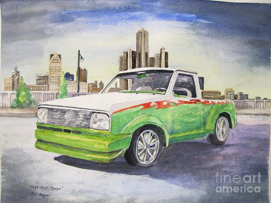 1988 Ford Ranger Painting by Bev Morgan
