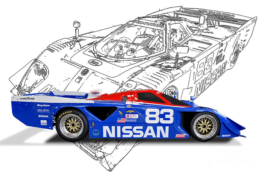 1988 Nissan ZX-GTP CAN-AM Race Car by Tad Gage