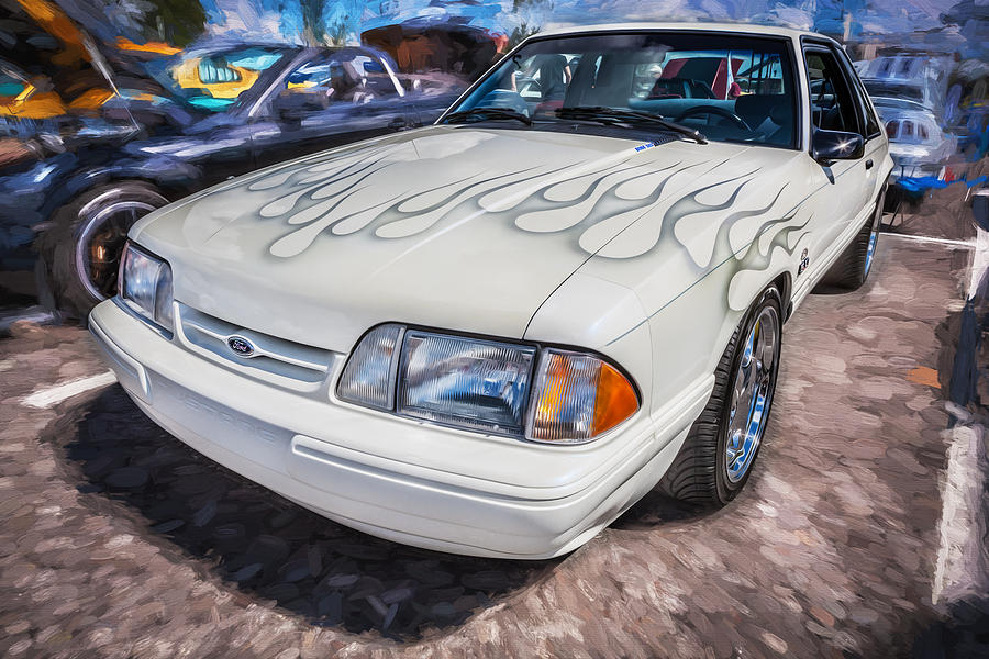 1990 Ford 5 0 Mustang Painted  Photograph by Rich Franco