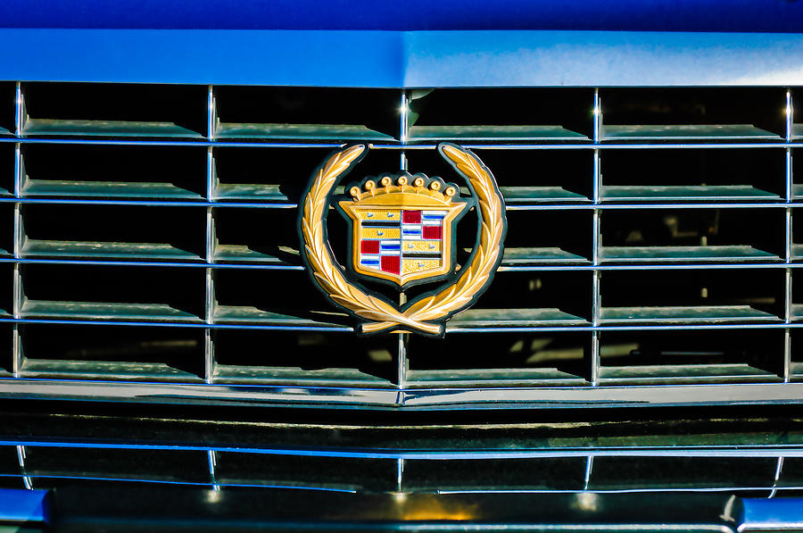 1994 Cadillac Eldorado Emblem -0783c Photograph by Jill Reger