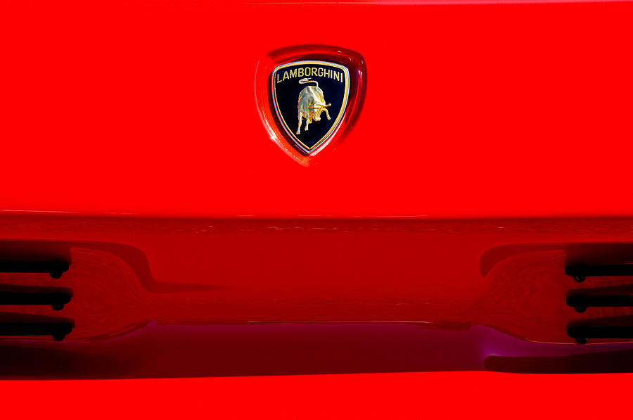 1994 Lamborghini Diablo Coupe SE30 Emblem Photograph by Jill Reger