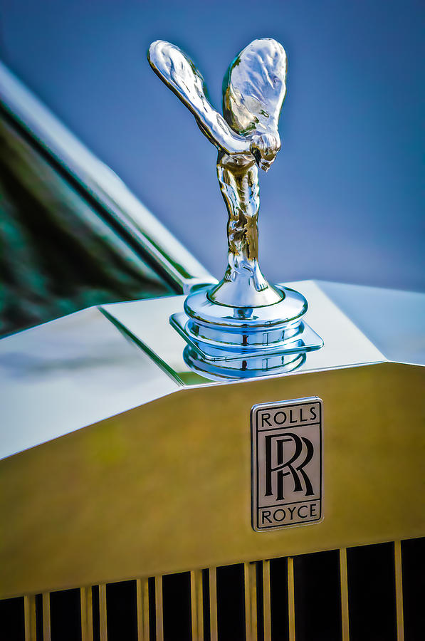 1994 Rolls-Royce Hood Ornament - Emblem -0691c Photograph by Jill Reger