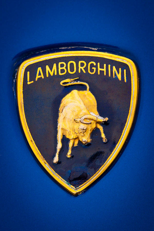 1995 Lamborghini Diablo Emblem Photograph by David Patterson
