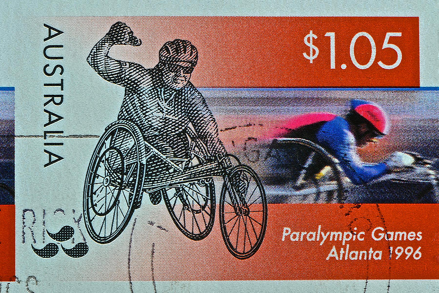 1996 Paralympic Games Australia Stamp Photograph by Bill Owen