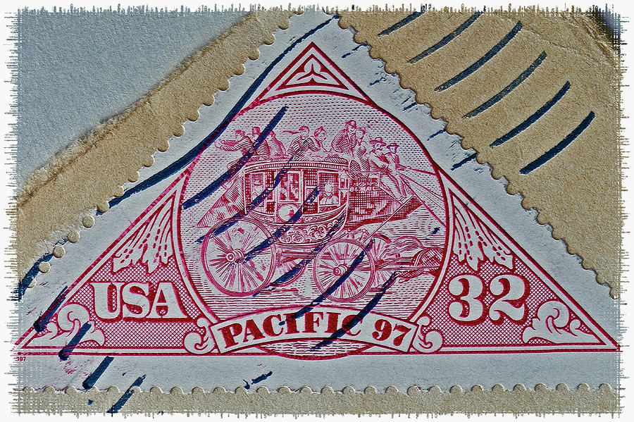 1997 Pacific Stagecoach Stamp Photograph by Bill Owen