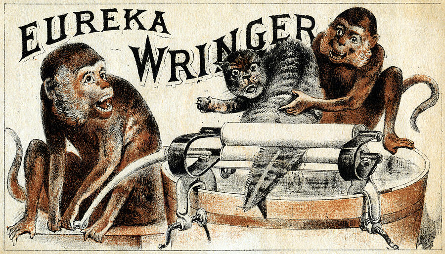 19th C. Eureka Wringer Painting by Historic Image