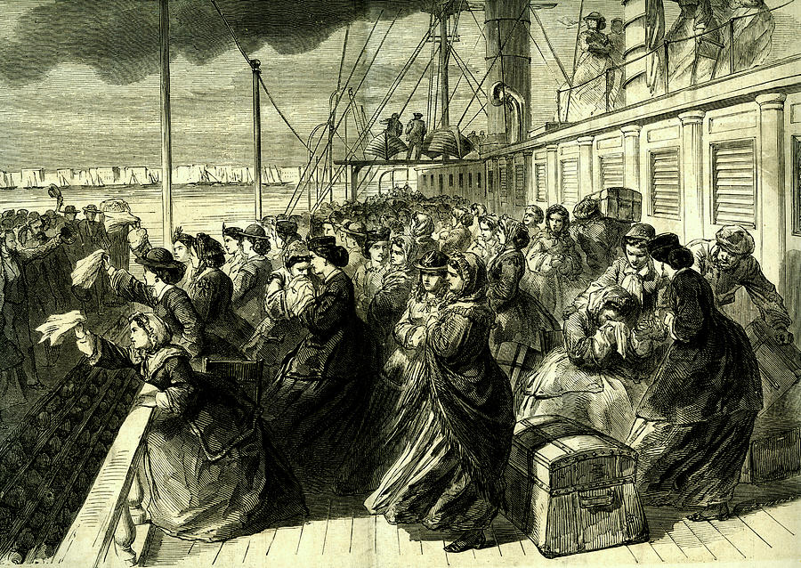 19th Century American Emigrants Photograph by Science Photo Library 19th Century American Emigrants Photograph by Science Photo Library