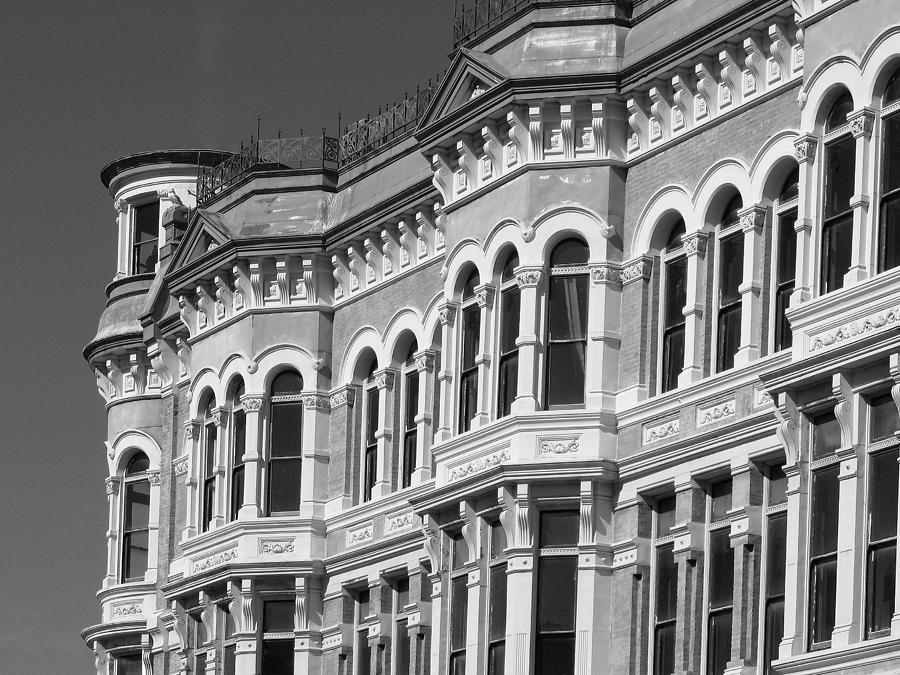 19th Century Architecture BW Photograph by Connie Fox
