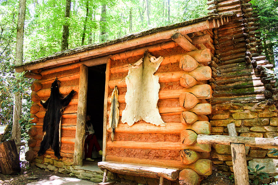 19th Century Cabin Oconaluftee Indian Village Photograph By Cynthia Woods Pixels