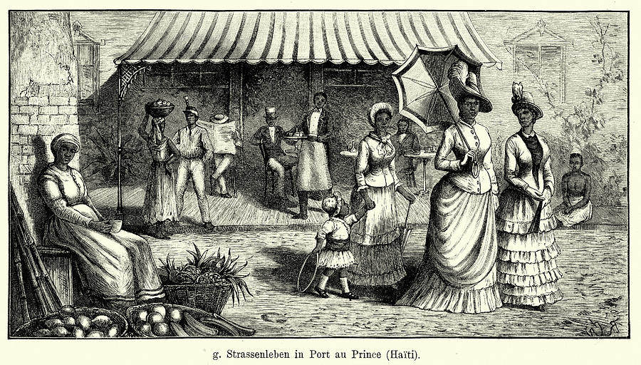 19th Century Haiti - Port-au-Prince Drawing by Duncan1890