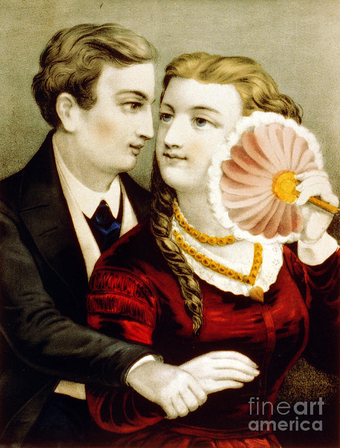 19th Century Romance Photograph by Photo Researchers