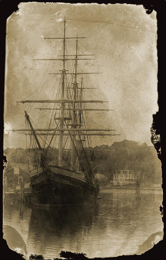 19th Century Schooner Photograph by John Haldane