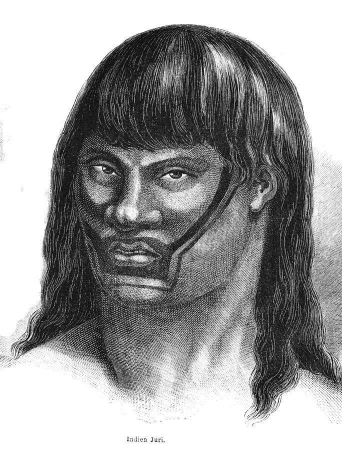 19th Century South American Juri Man Photograph by Collection Abecasis/science Photo Library
