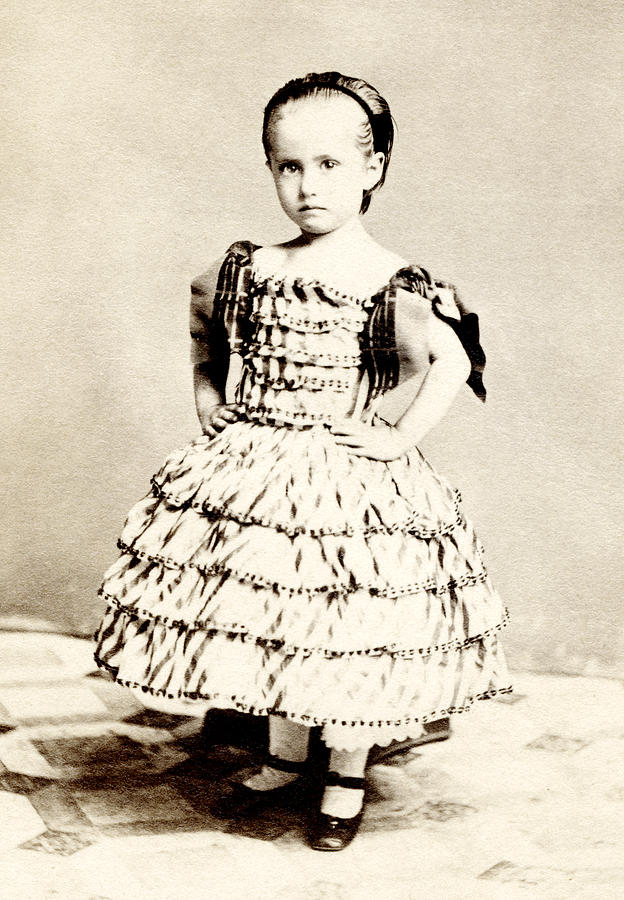 1865 Defiant American Girl Photograph by Historic Image