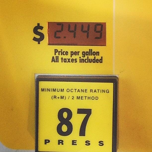 $1/gallon Off!!! Thanks Winn Dixie! Photograph by Katie Bodden