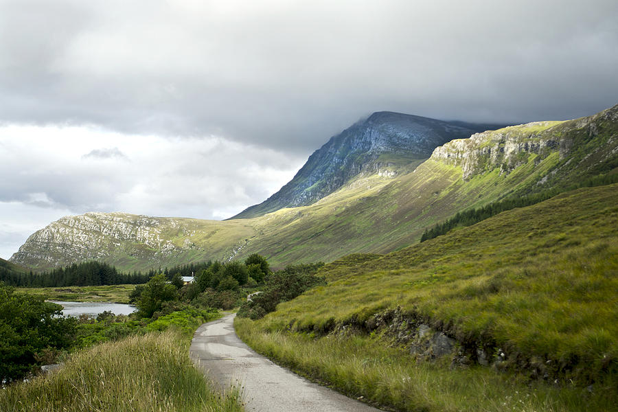 Road Trip Scottish Northern Highlands Photograph by Sally Ross