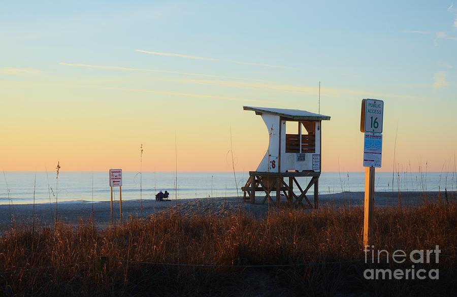 1st Sunrise Of 2015 At Lifeguard Station 6 Photograph by Bob Sample