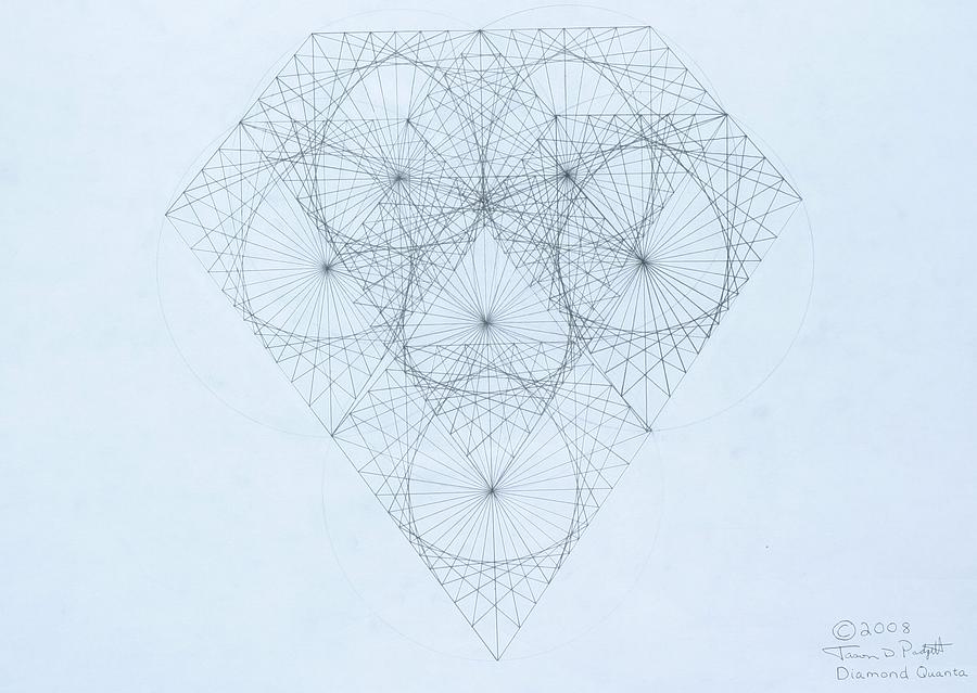  Diamond Quanta Drawing by Jason Padgett