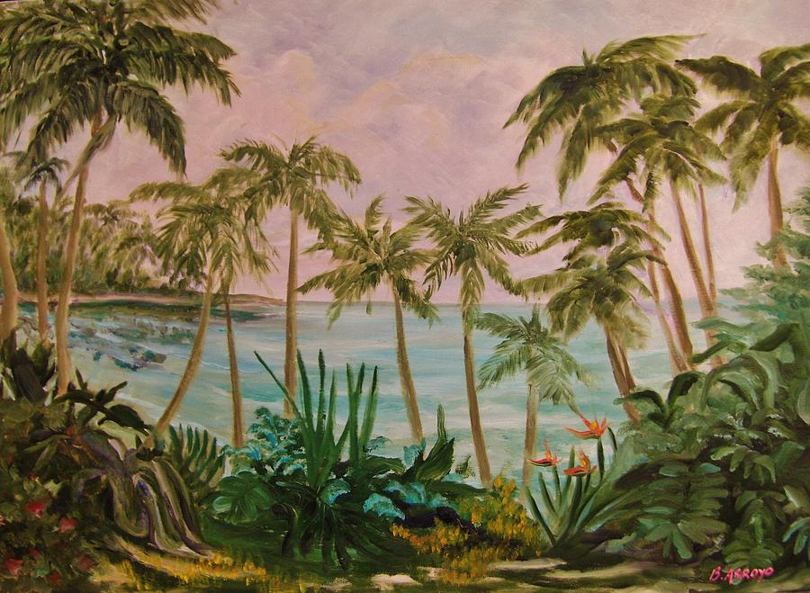 Paradise Found Painting by Beth Arroyo - Fine Art America