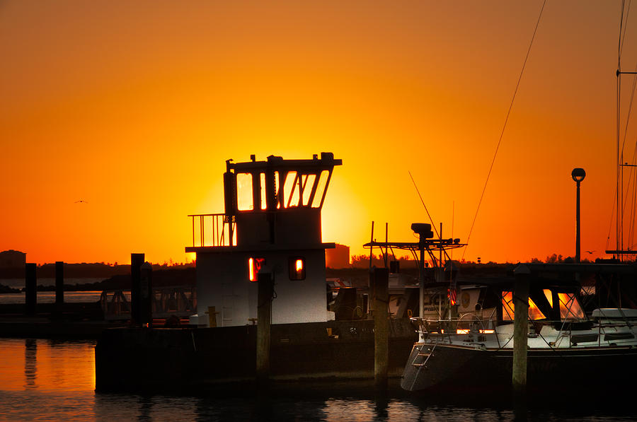 Riverwalk Ft. Pierce Florida Photograph by Clyde Scent - Fine Art America