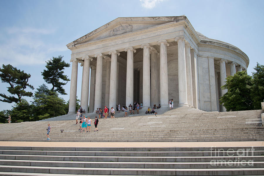  Thomas Jefferson Memorial #2 Digital Art by Carol Ailles