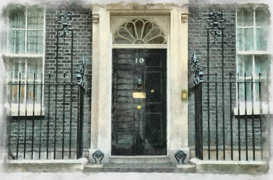 10 Downing Street Painting By Patrick Ohare