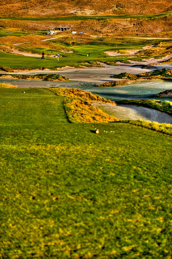 Golf Photograph - #18 at Chambers Bay Golf Course - Location of the 2015 U.S. Open Tournament #2 by David Patterson