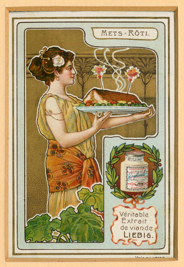 Tobacco Drawing - 1890s France Liebig Cigarette Card #2 by The Advertising Archives