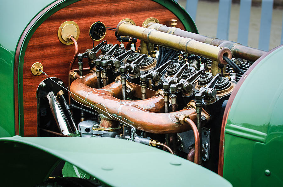 1910 Benz 22-80 Prinz Heinrich Renn Wagen Engine #2 Photograph by Jill Reger