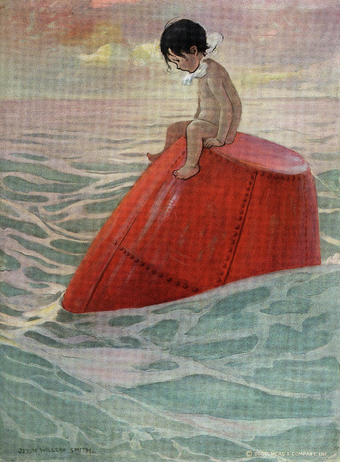 Vintage Painting - 1910s 1916 Illustration From The Water #2 by Vintage Images
