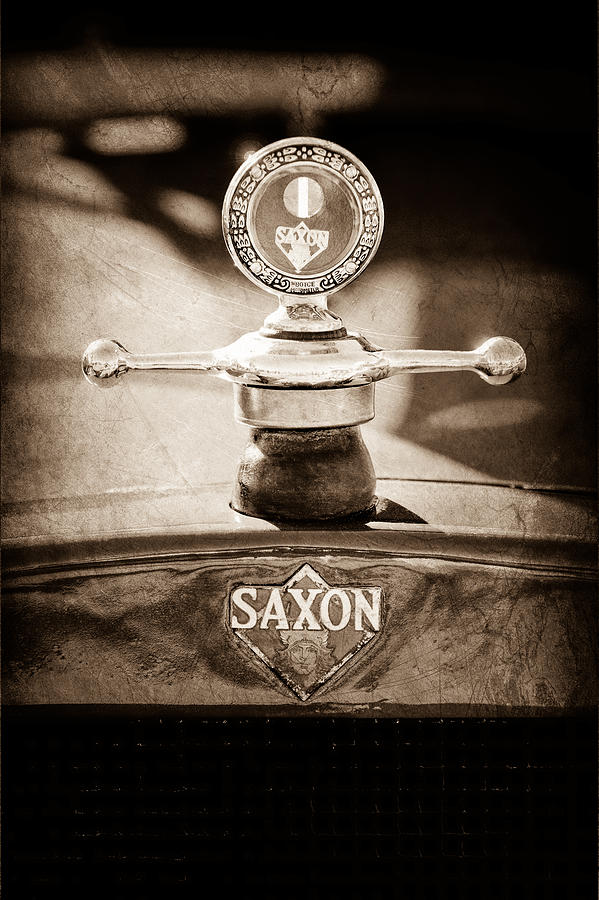Car Photograph - 1915 Saxon Roadster Hood Ornament #2 by Jill Reger