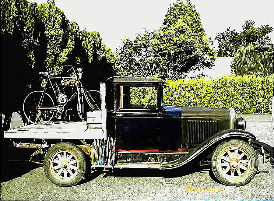 1928 Pontiac Flatbed #2 Photograph by A L Sadie Reneau