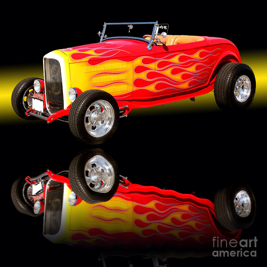 1932 Ford V8 Hotrod Photograph by Jim Carrell