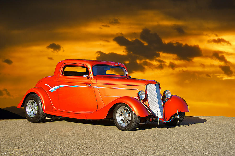 1934 Ford '3 Window' Coupe Photograph by Dave Koontz - Fine Art America