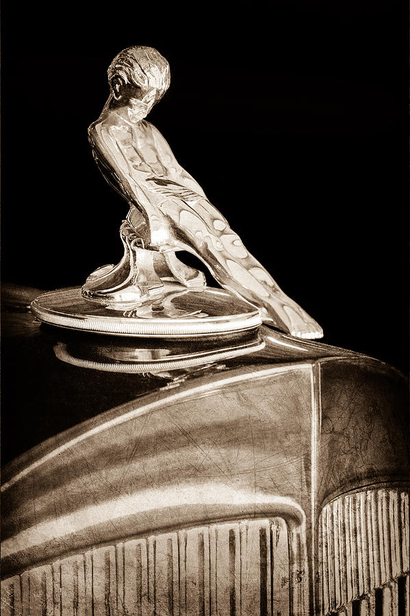 1934 Packard Hood Ornament #2 Photograph by Jill Reger