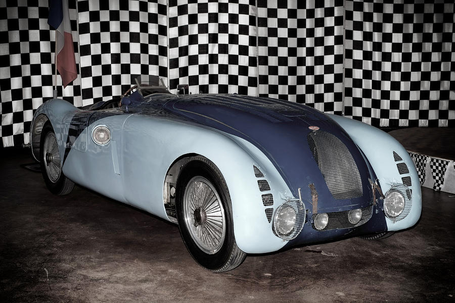 Racing Photograph - 1936 Bugatti 57G Tank by Klm Studioline