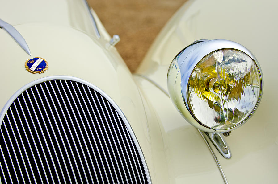 1937 Talbot-Lago T150C Figoni and Falaschi Cabriolet #2 Photograph by Jill Reger