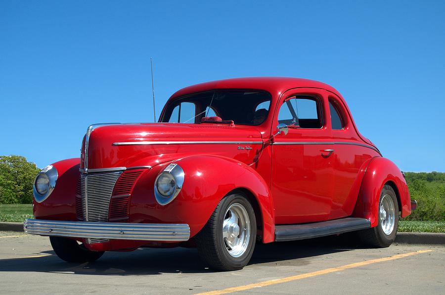 1940 Ford Coupe Hot Rod Photograph by Tim McCullough