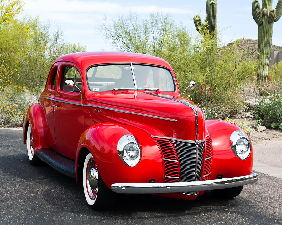 1940 Ford Deluxe Coupe #2 Photograph by Jill Reger