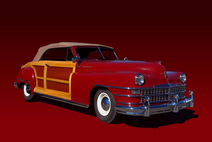 1946 Chrysler Town and Country Convertible #2 Photograph by Tim McCullough