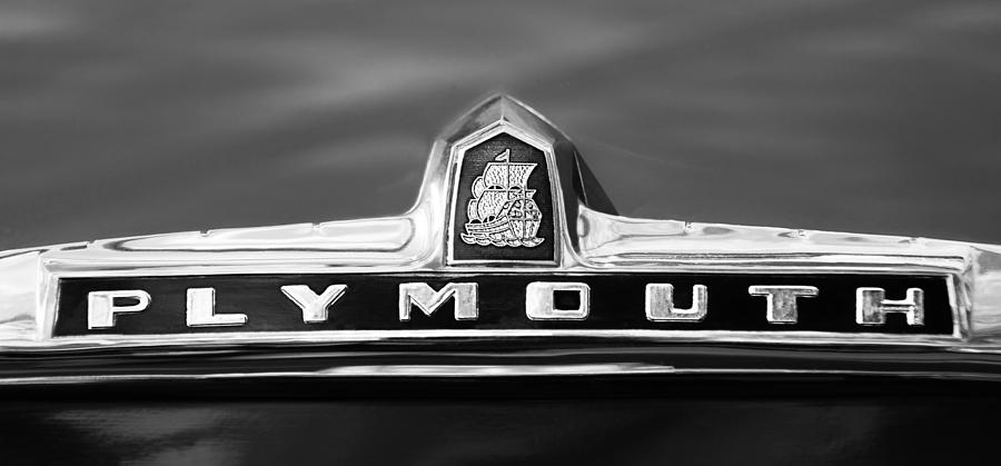 1949 Plymouth P-18 Special Deluxe Convertible Emblem #2 Photograph by Jill Reger