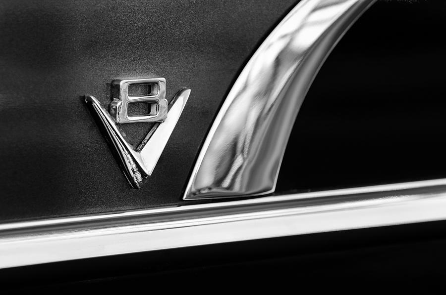 1951 Ford Crestliner V8 Emblem Photograph by Jill Reger - Fine Art America